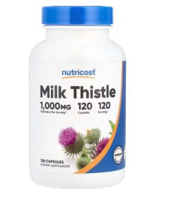 خار مریم نوتری کاست Nutricost Milk Thistle 1000mg