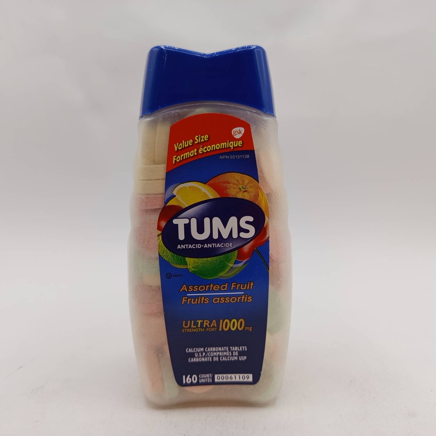 قرص ضد اسید معده تامز مخلوط میوه TUMS Ultra 1000 Assorted Fruit 2 قرص ضد اسید معده تامز مخلوط میوه TUMS Ultra 1000 Assorted Fruit