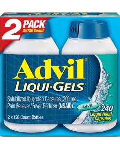 لیکوید ژل ایبوپروفن ادویل 200 میلی گرم Advil Liqui-Gels Ibuprofen