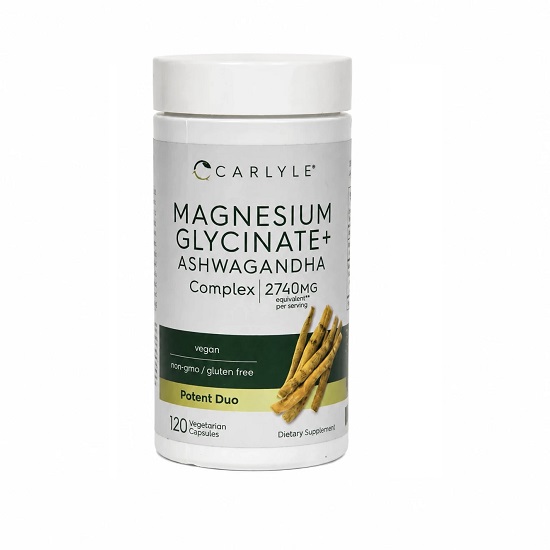 کمپلکس منیزیم و آشواگاندا کارلایل Carlyle Magnesium Glycinate Ashwagandha 1 کمپلکس منیزیم و آشواگاندا کارلایل Carlyle Magnesium Glycinate Ashwagandha