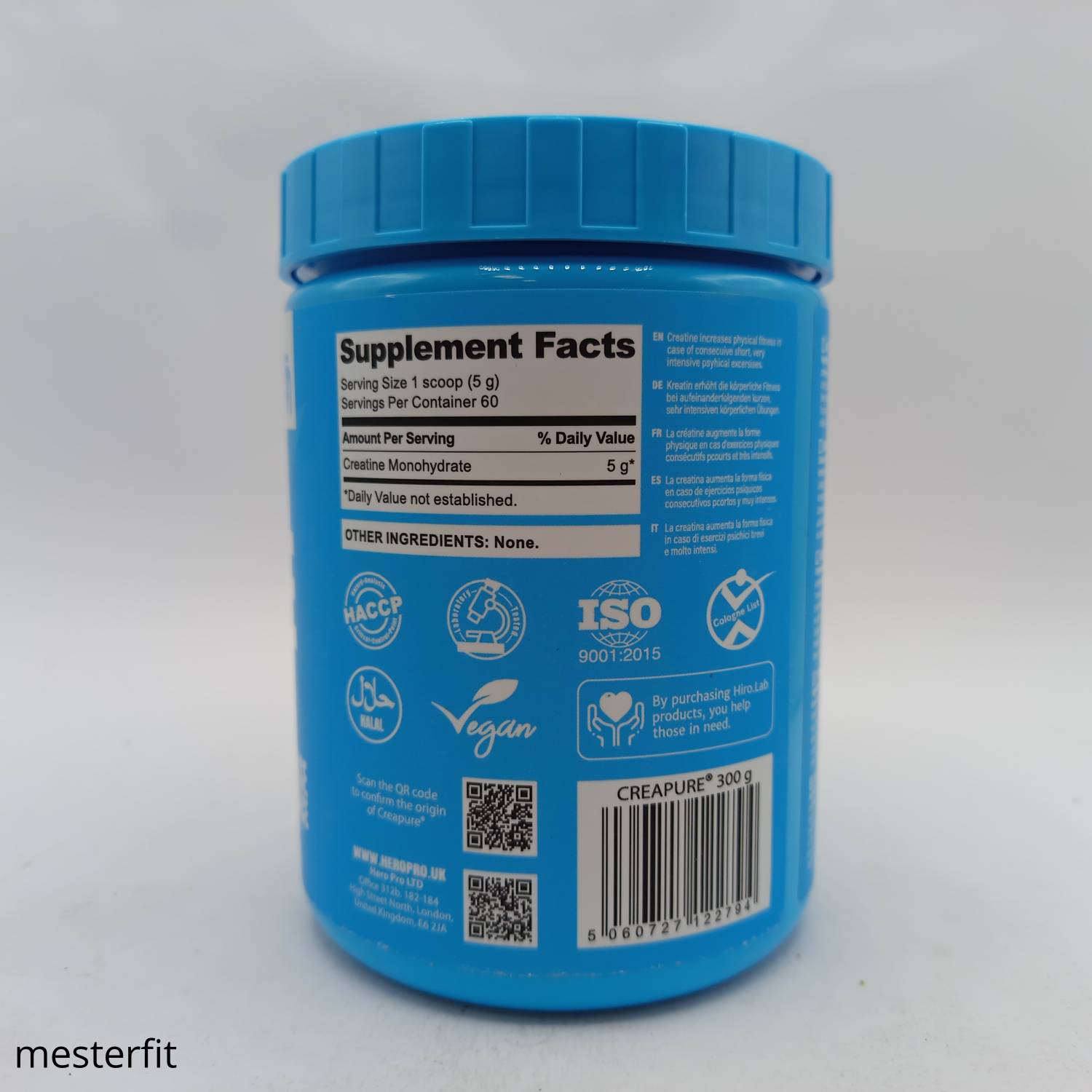 مکمل کراتین کراپیور هیرولب HIRO.LAB High Quality Creatine 4 مکمل کراتین کراپیور هیرولب HIRO.LAB High Quality Creatine