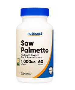 کپسول نخل اره نوتری کاست Nutricost Saw Palmetto 500mg