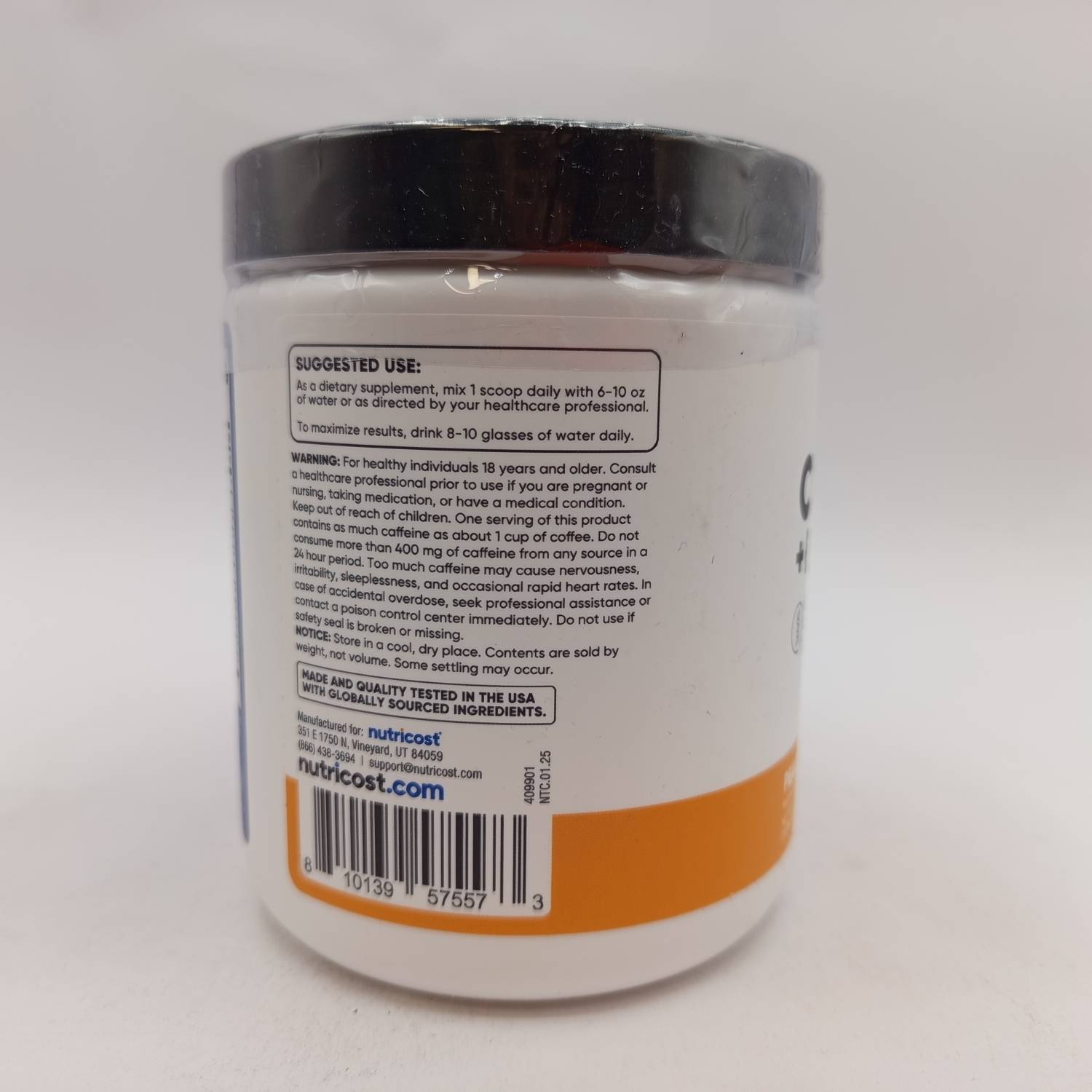 کراتین انرژی نوتری کاست Nutricost Creatine + Energy 4 کراتین انرژی نوتری کاست Nutricost Creatine + Energy