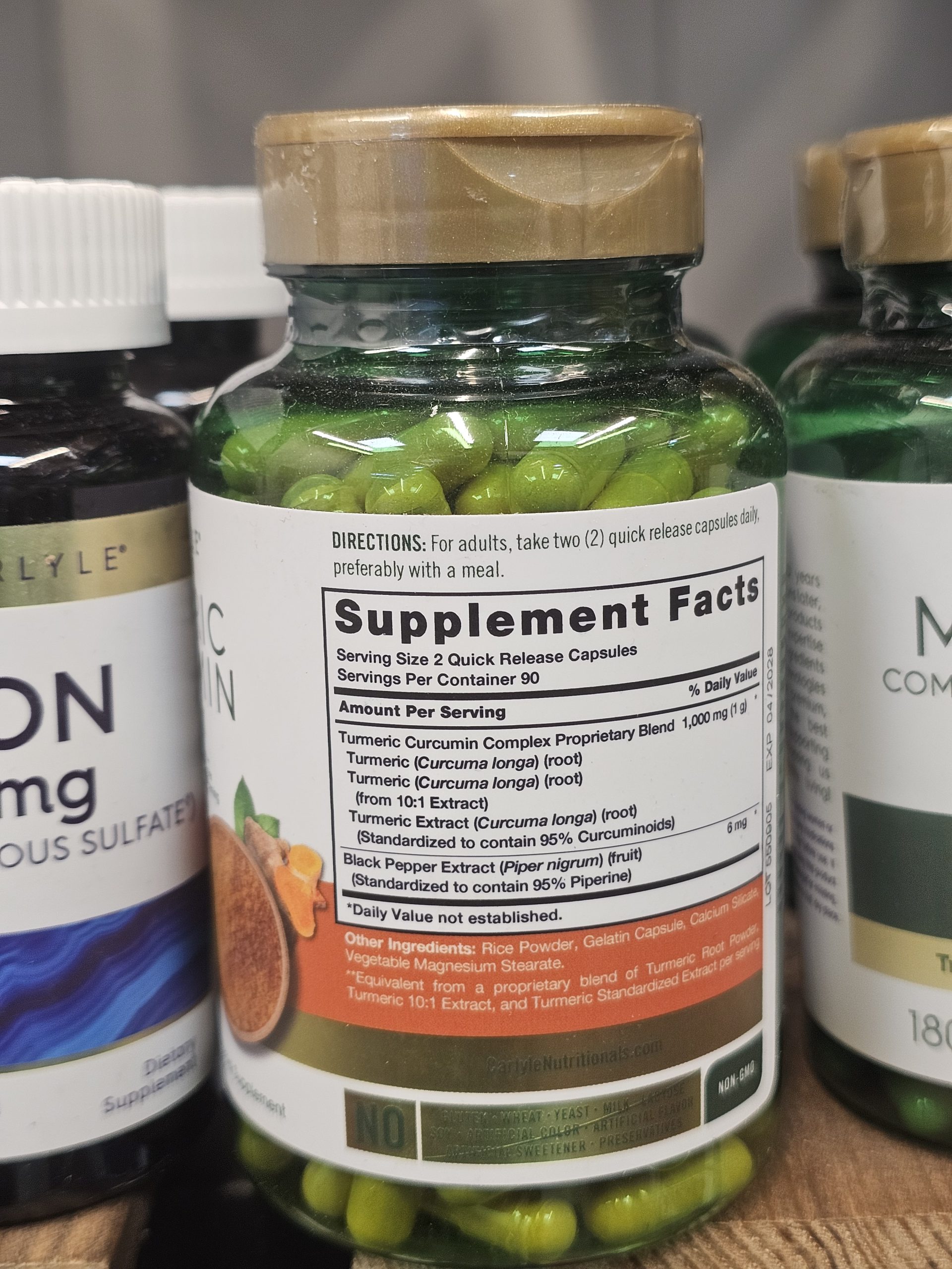 کورکومین زردچوبه کارلایل Carlyle Turmeric Curcumin 5 کورکومین زردچوبه کارلایل Carlyle Turmeric Curcumin