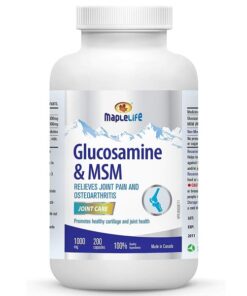 گلوکزامین و ام اس ام مپل لایف MapleLife Glucosamine MSM 1000mg