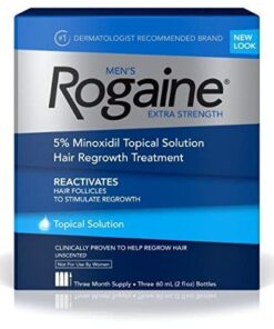 محلول ماینوکسیدیل روگین مردانه 5 درصد Men's Rogaine Extra Strength
