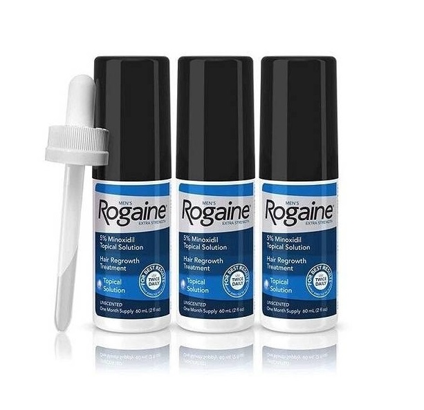 محلول ماینوکسیدیل روگین مردانه 5 درصد Men's Rogaine Extra Strength 2 محلول ماینوکسیدیل روگین مردانه 5 درصد Men's Rogaine Extra Strength