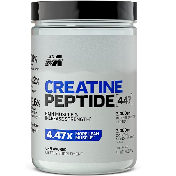 پپتاید کراتین ماسل تک بدون طعم MuscleTech Peptide Creatine 447 1 پپتاید کراتین ماسل تک بدون طعم MuscleTech Peptide Creatine 447
