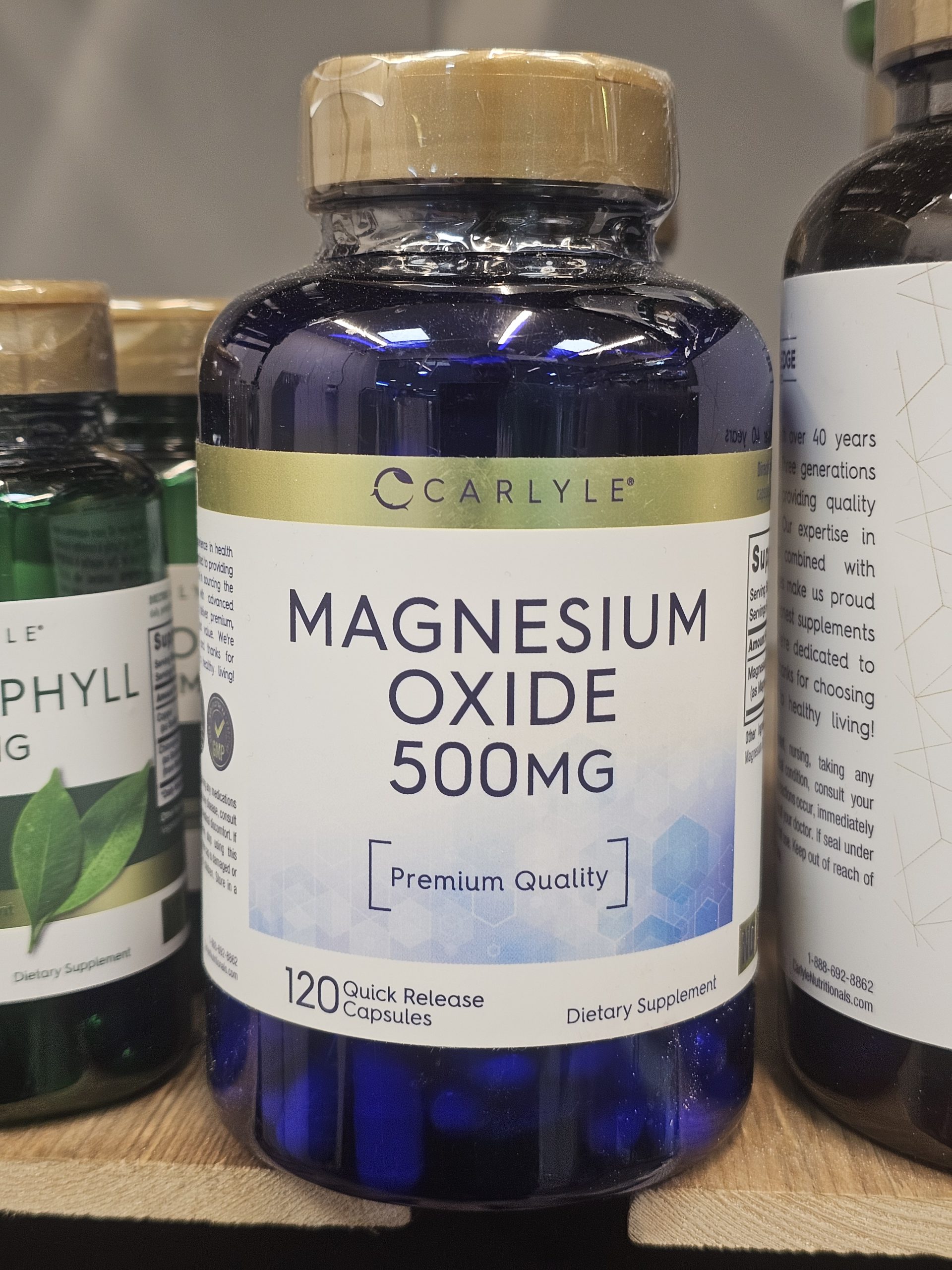 اکسید منیزیم کارلایل Carlyle Magnesium Oxide 500mg 2 اکسید منیزیم کارلایل Carlyle Magnesium Oxide 500mg
