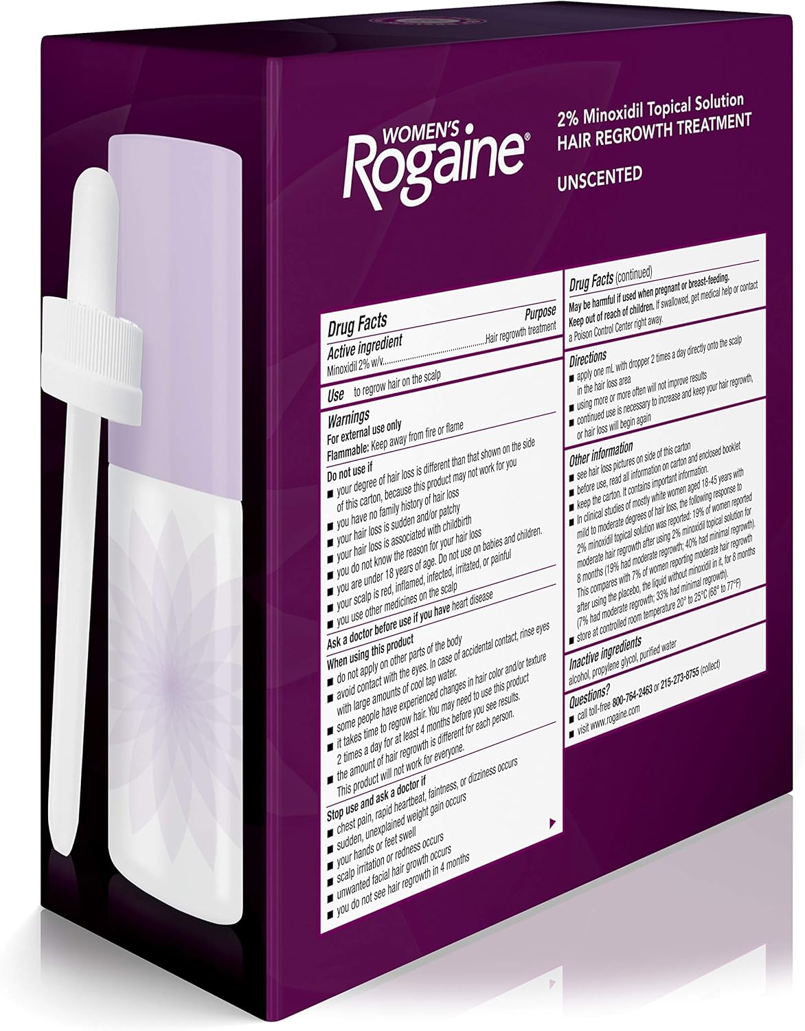 ماینوکسیدیل روگین زنانه 2 درصد آمریکایی Rogaine Women's 5 ماینوکسیدیل روگین زنانه 2 درصد آمریکایی Rogaine Women's