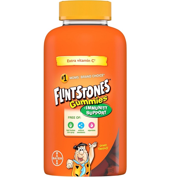پاستیل مولتی ویتامین کودکان فلینت استونز FLINTSTONES 1 پاستیل مولتی ویتامین کودکان فلینت استونز FLINTSTONES