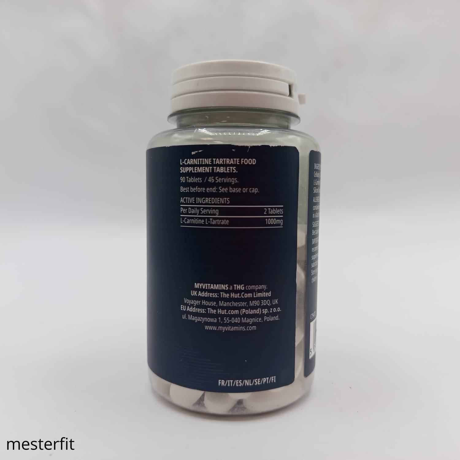 قرص ال کارنیتین آمینو اسید مای ویتامینز 180 عدد MyVitamins L-Carnitine