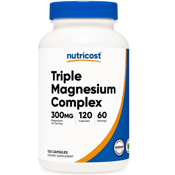 کمپلکس تریپل منیزیم نوتری کاست Nutricost Triple Magnesium Complex 1 کمپلکس تریپل منیزیم نوتری کاست Nutricost Triple Magnesium Complex