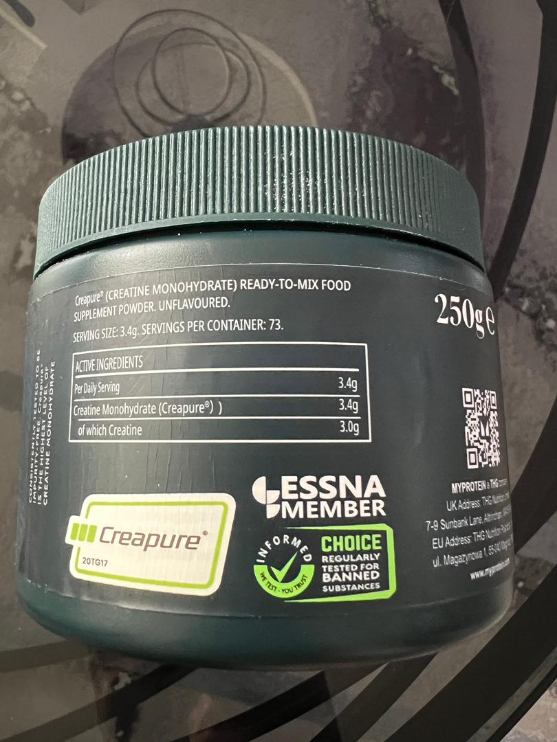 کراپیور کراتین مای پروتئین MyProtein THE Creatine Creapure 4 کراپیور کراتین مای پروتئین MyProtein THE Creatine Creapure