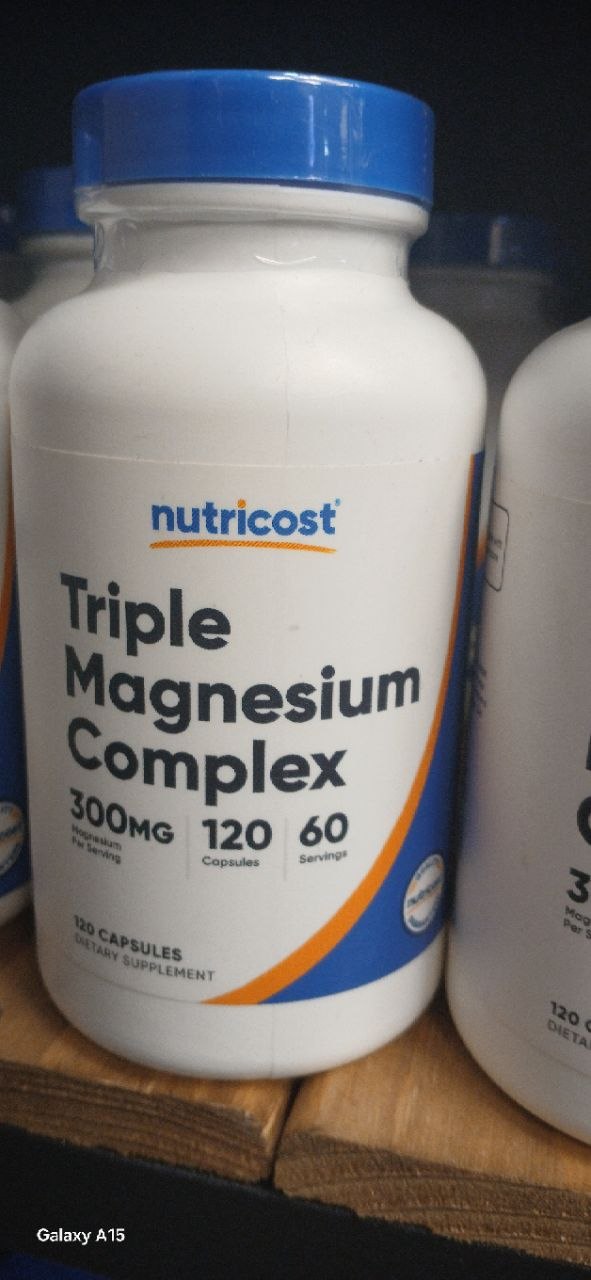کمپلکس تریپل منیزیم نوتری کاست Nutricost Triple Magnesium Complex 4 کمپلکس تریپل منیزیم نوتری کاست Nutricost Triple Magnesium Complex
