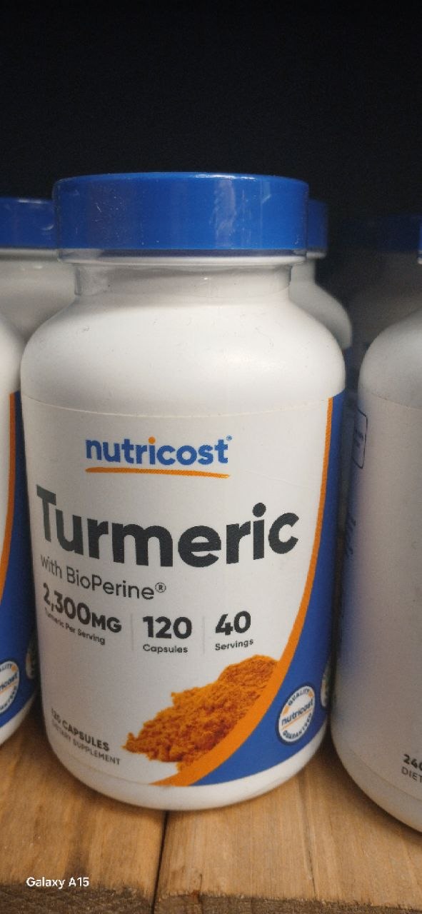 مکمل زردچوبه نوتری کاست Nutricost Turmeric Curcumin 3 مکمل زردچوبه نوتری کاست Nutricost Turmeric Curcumin