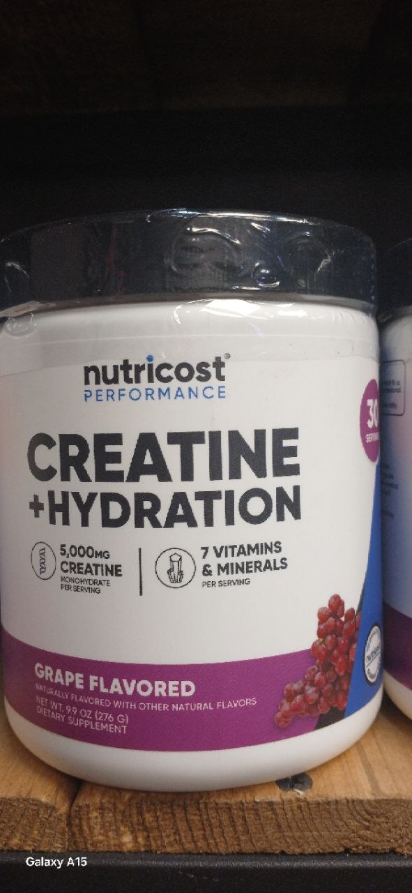 کراتین هیدریشن نوتری کاست Nutricost Creatine Monohydrate + Hydration 2 کراتین هیدریشن نوتری کاست Nutricost Creatine Monohydrate + Hydration