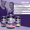 پلاتینیوم پروتئین وی ای آ اس EAS 100% Platinum Whey Proteins 13 پلاتینیوم پروتئین وی ای آ اس EAS 100% Platinum Whey Proteins