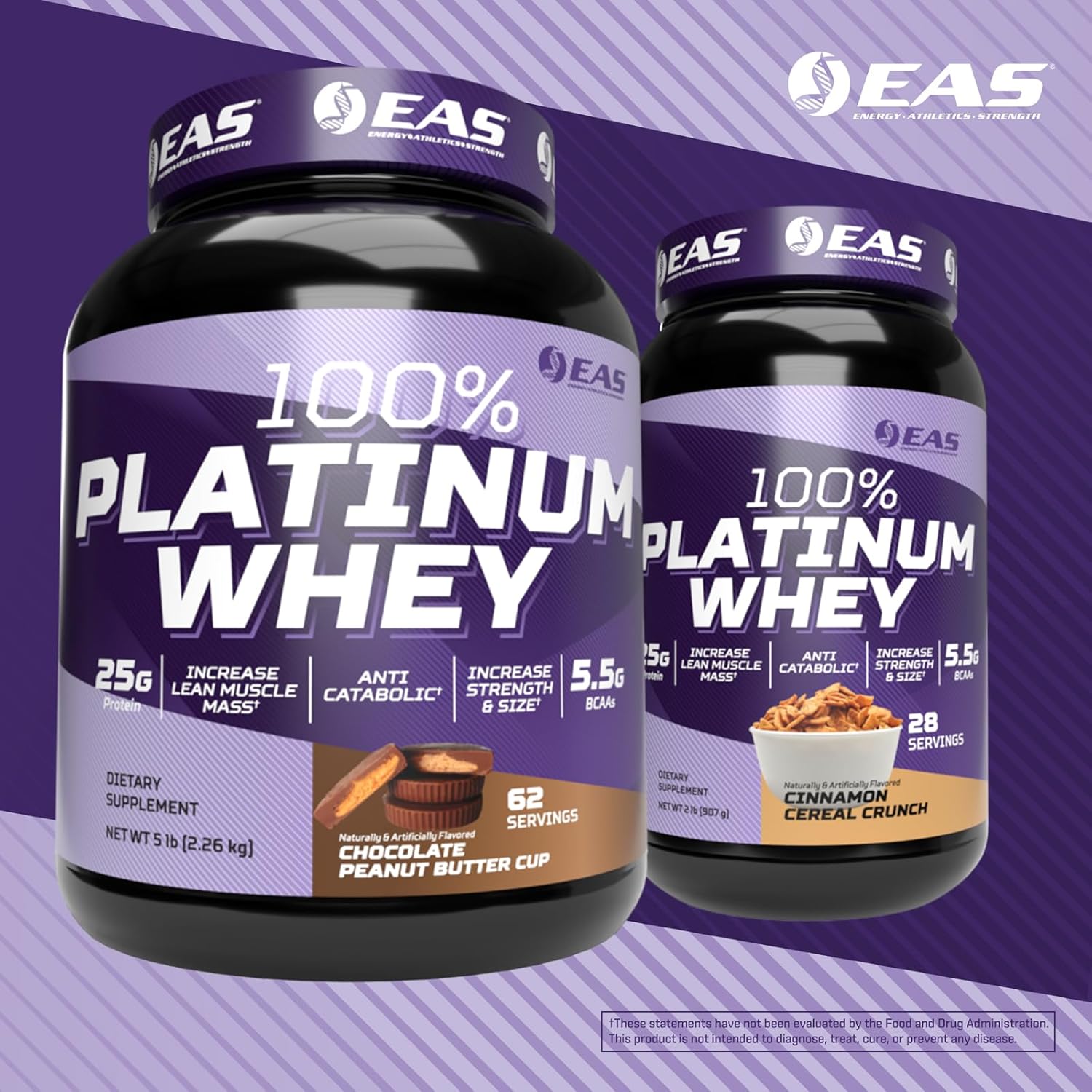 پلاتینیوم پروتئین وی ای آ اس EAS 100% Platinum Whey Proteins 8 پلاتینیوم پروتئین وی ای آ اس EAS 100% Platinum Whey Proteins
