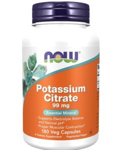 پتاسیم سیترات ناو 99 میلی گرم NOW Potassium Citrate