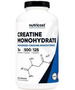 کراتین مونوهیدرات نوتری کاست Nutricost Creatine Monohydrate
