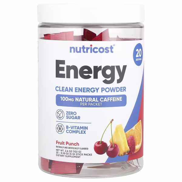 مکمل کلین انرژی نوتری کاست ساشه ای Nutricost Clean Energy 1 مکمل کلین انرژی نوتری کاست ساشه ای Nutricost Clean Energy