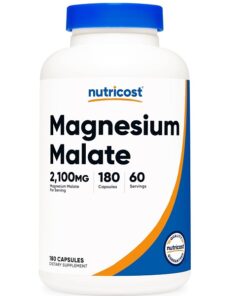 منیزیم مالات نوتری کاست Nutricost Magnesium Malate 2100mg