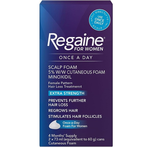 فوم ماینوکسیدیل روگین زنانه 5 درصد آمریکایی Rogaine Women's 2 فوم ماینوکسیدیل روگین زنانه 5 درصد آمریکایی Rogaine Women's