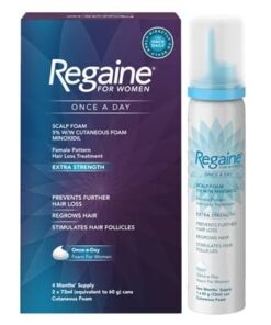 فوم ماینوکسیدیل روگین زنانه 5 درصد آمریکایی Rogaine Women's