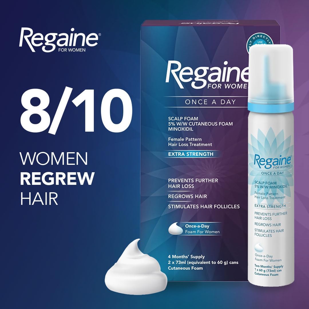 فوم ماینوکسیدیل روگین زنانه 5 درصد آمریکایی Rogaine Women's 5 فوم ماینوکسیدیل روگین زنانه 5 درصد آمریکایی Rogaine Women's