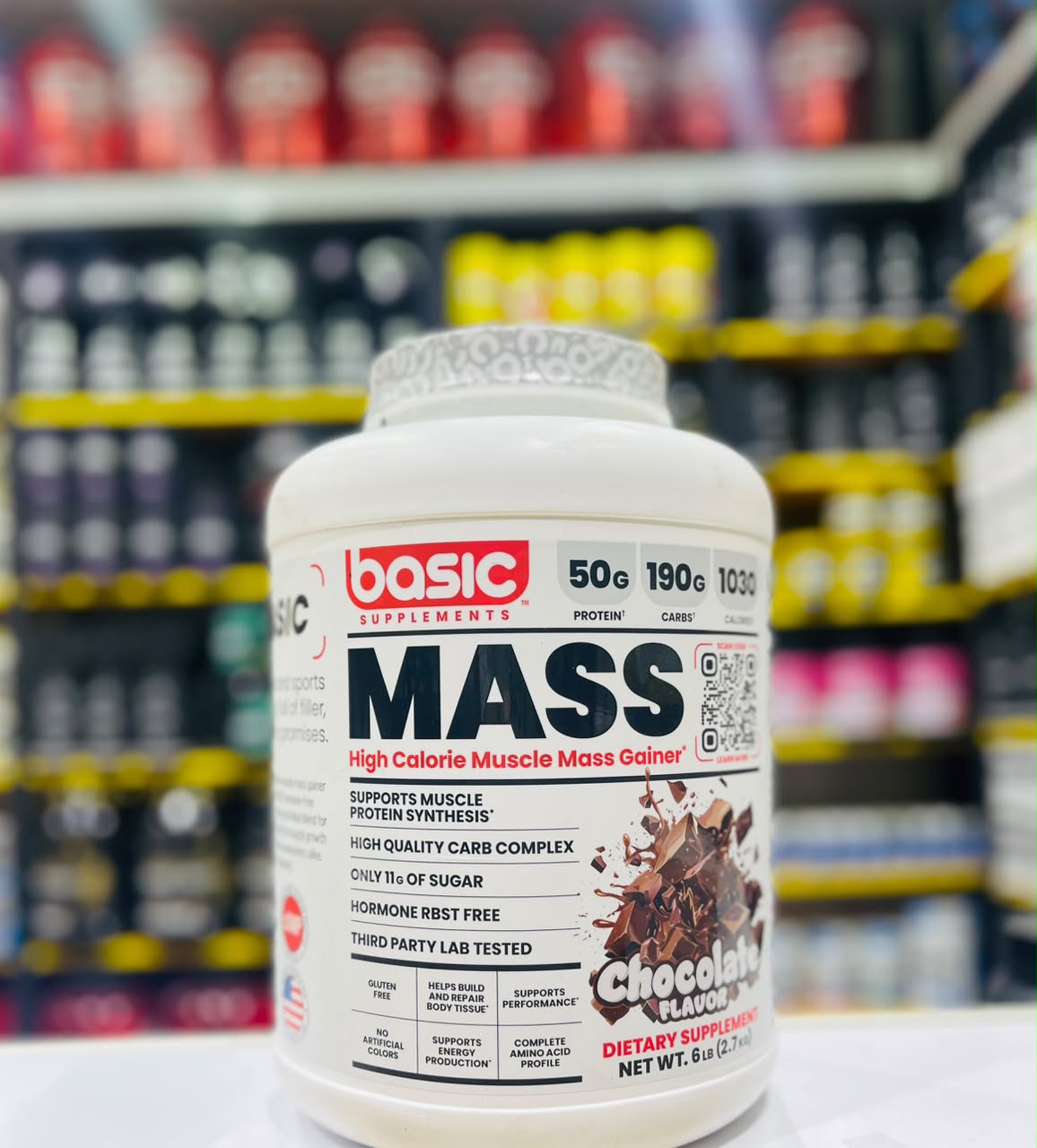 مکمل مس گینر بیسیک اصل Basic Mass Gainer 2.7kg 4 مکمل مس گینر بیسیک اصل Basic Mass Gainer 2.7kg