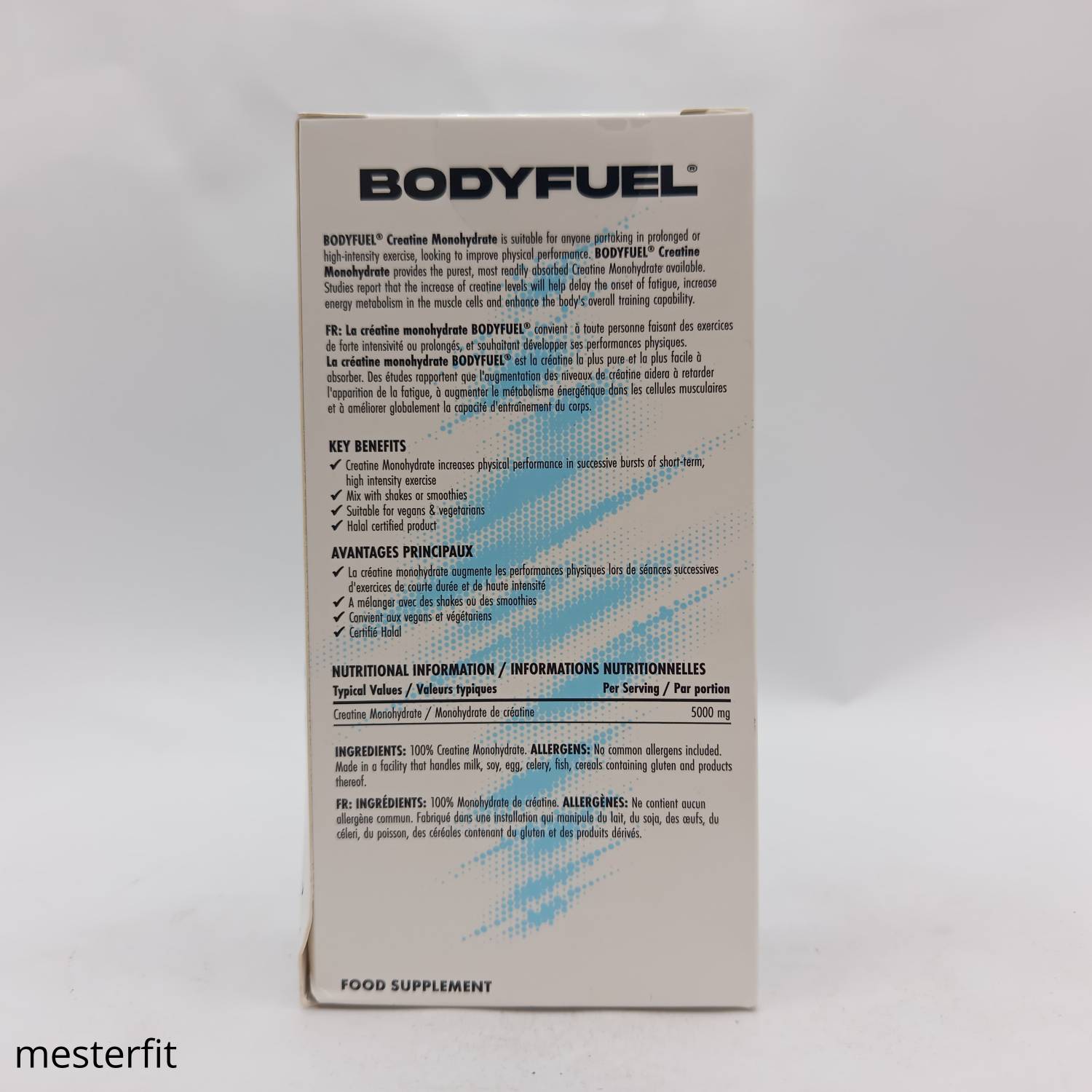کراتین مونوهیدرات بادی فیول ساشه ای BodyFuel Creatine Monohydrate Stick Pack 3 استیک کراتین مونوهیدرات بادی فیول BodyFuel Creatine Monohydrate Stick Pack
