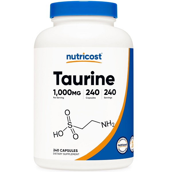 تائورین نوتری کاست Nutricost Taurine 1000mg 1 تائورین نوتری کاست Nutricost Taurine 1000mg