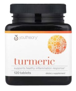قرص زردچوبه یوتئوری 120 عددی Youtheory Turmeric