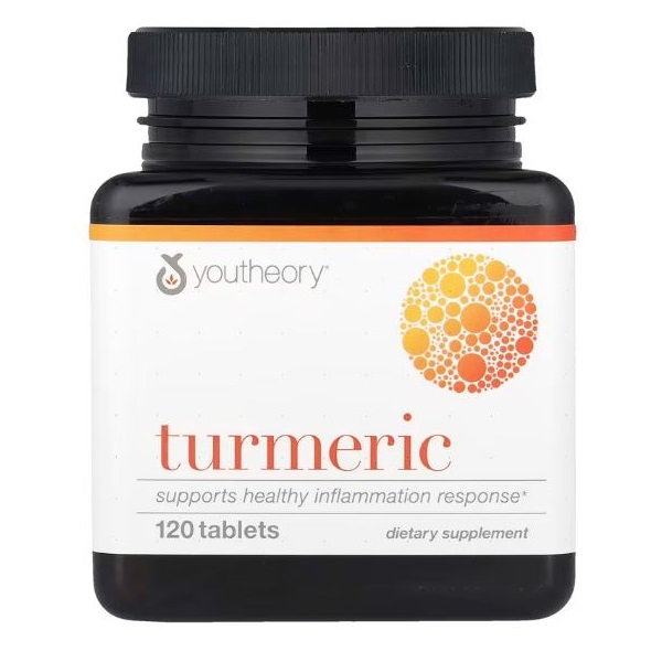 قرص زردچوبه یوتئوری 120 عددی Youtheory Turmeric 1 قرص زردچوبه یوتئوری 120 عددی Youtheory Turmeric