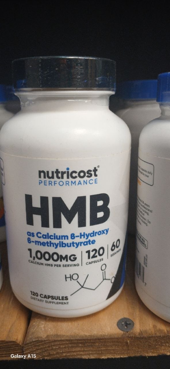 مکمل اچ ام بی نوتری کاست 1000 میلی گرم Nutricost HMB 2 مکمل اچ ام بی نوتری کاست 1000 میلی گرم Nutricost HMB