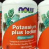 مکمل پتاسیم و ید ناو NOW Potassium Plus Iodine